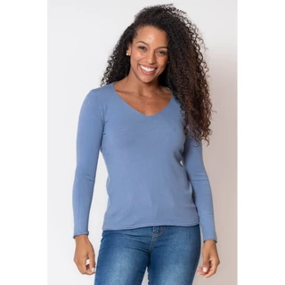 Sueter Tricot Feminino Manga Longa Polo Wear Sortido