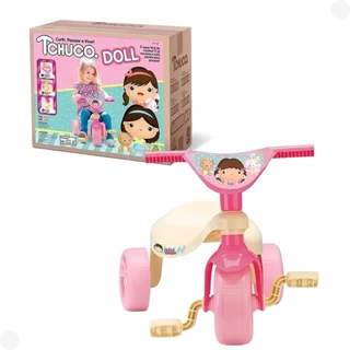 Triciclo Infantil Tchuco Doll com Haste Suporta 21Kg - 631 - Samba Toys