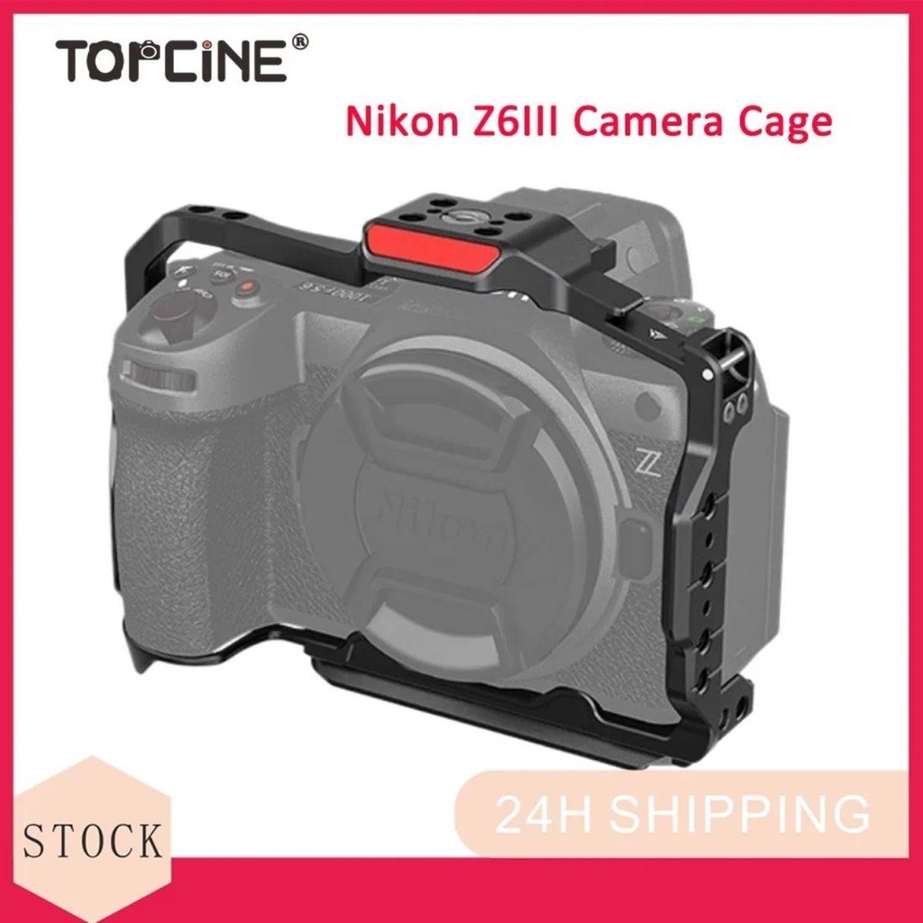 Gaiola Z63 Para Câmera Nikon Z6iii , Vários Furos Roscados 1/4 3/8 ...