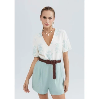 Blusa Feminina Estampada Em Viscolinho Hering