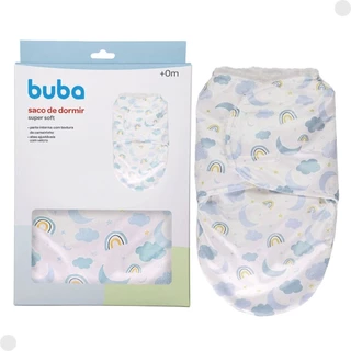 Saco de Dormir Para Bebês Soft C/ Estampa Azul 18801 - Buba