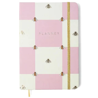 CADERNETA MELISSA MIOLO TRI 14X21 CASA DAS ABELHAS ROSE em Oferta na Shopee