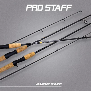 02 Vara Para Pesca Molinete Albatroz Carbono Pro Staff (1,80m)