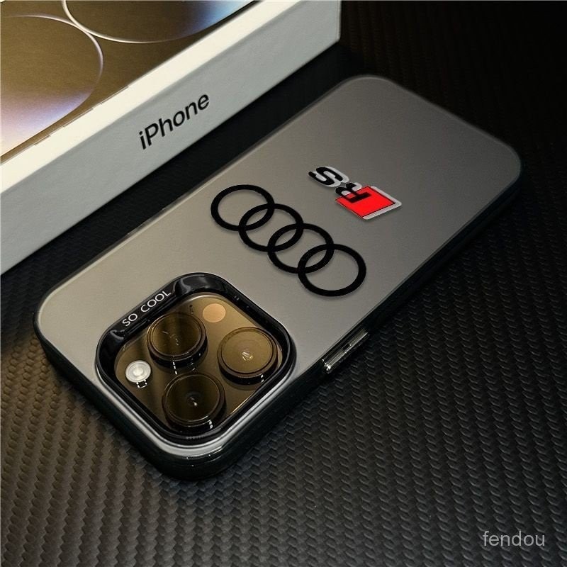 Capa de telefone Cool Cool Trend Sinal de carro esportivo ícone RS para iPhone 16promax 16 15promax 15 14 13 12 11 pro max 8plus 7plus 13pro 14pro 15pro caixa anti-queda