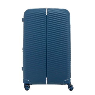 Mala Grande de Viagem Polipropileno Samsonite Varro Expansível Cadeado Tsa Azul Marinho