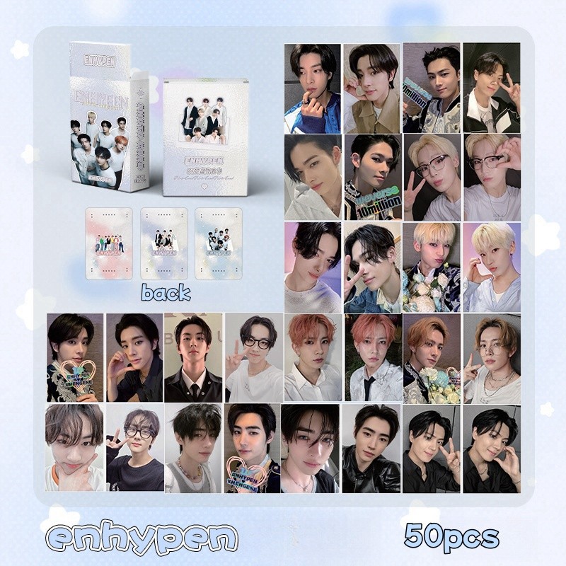 55 Cartes Photocards Lomo Enhypen Kpop - Collection Complète Pour Fans, Haute Qualité