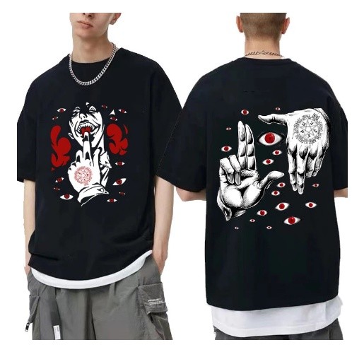Camiseta Negra Unisex Ojo De Alucard Hellsing