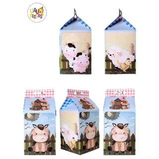 10x Caixinhas Milk - Fazendinha