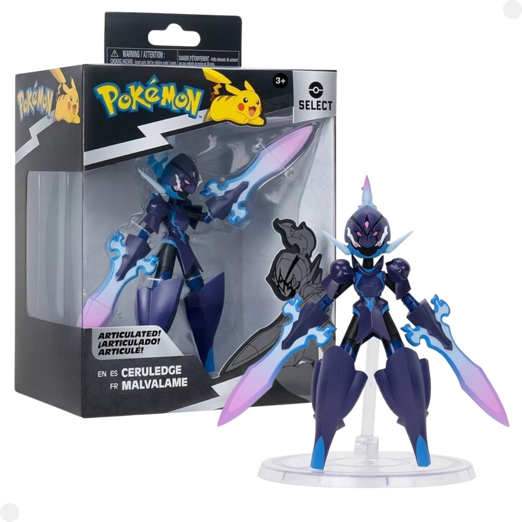 Boneco Articulado Pokémon Ceruledge 15cm 003448 - Sunny | Shopee Brasil