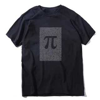 Camiseta basica unissex matemática códigos P