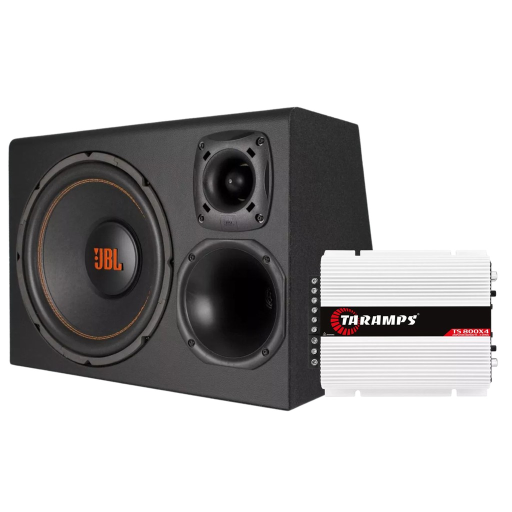 Caixa Jbl Trio 12 D200 St200 Modulo Potencia Taramps 800wrms