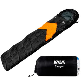 Saco de Dormir Canyon Kala Estilo Sarcófago com Capuz Interior em Algodão 5C a 12C Acompanha Bolsa em Oferta na Shopee