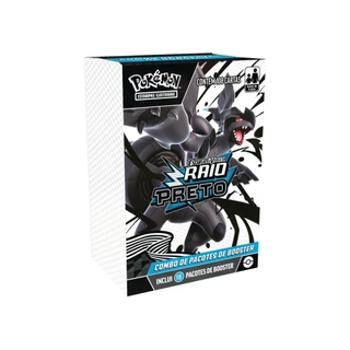 Combo De Booster Pokémon Raio Preto Copag