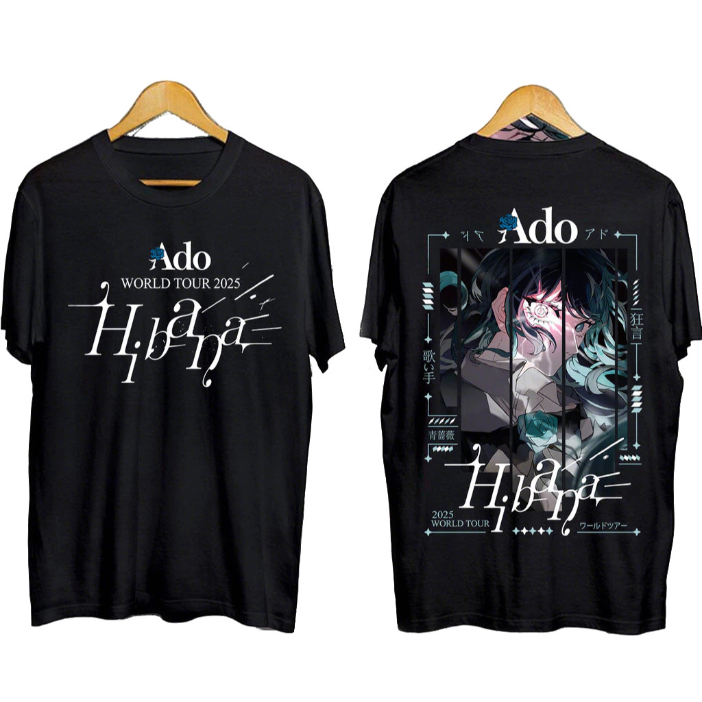 2025 Novo ADO Hibana World Tour Camiseta Unissex Masculino