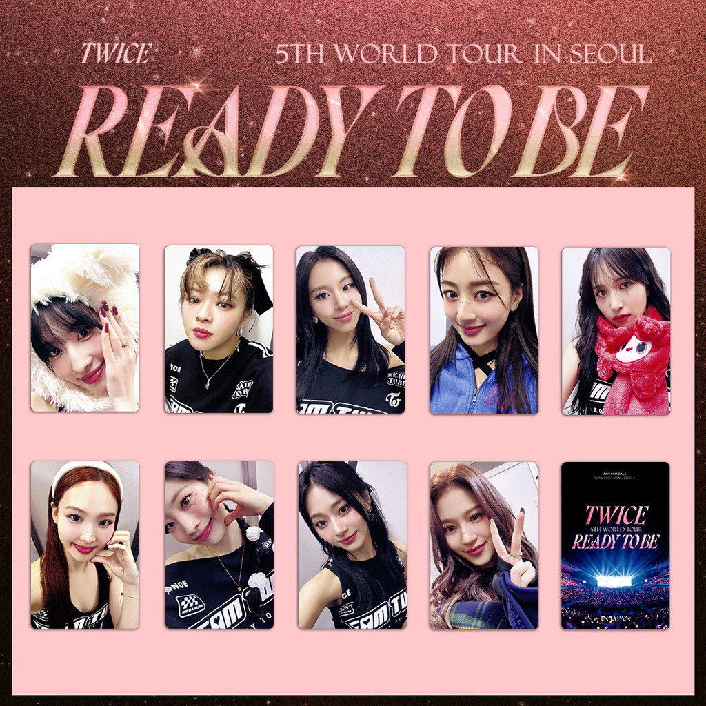 5-9pcs/set TWICE 5TH READY TO BE Lomo Cards With YOU-th 13th Mini