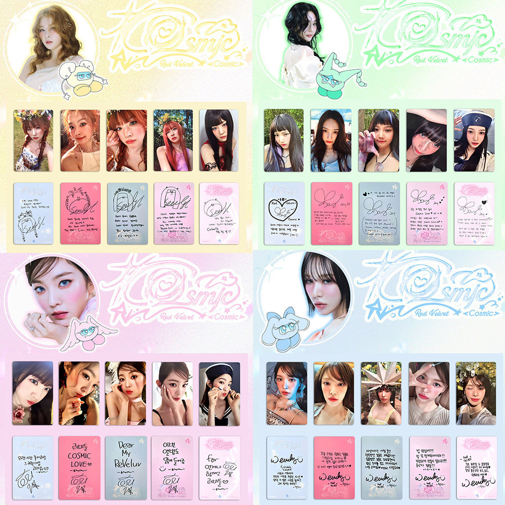 Red velvet Cosmic アイリーン 特典 トレカ 5pcs/set Red Velvet Cosmic Lomo Cards Irene Seulgi Wendy Joy Yeri