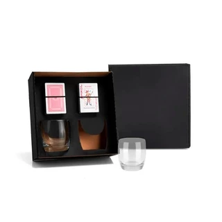 Kit Whisky Com Baralho E Copos KT-90085