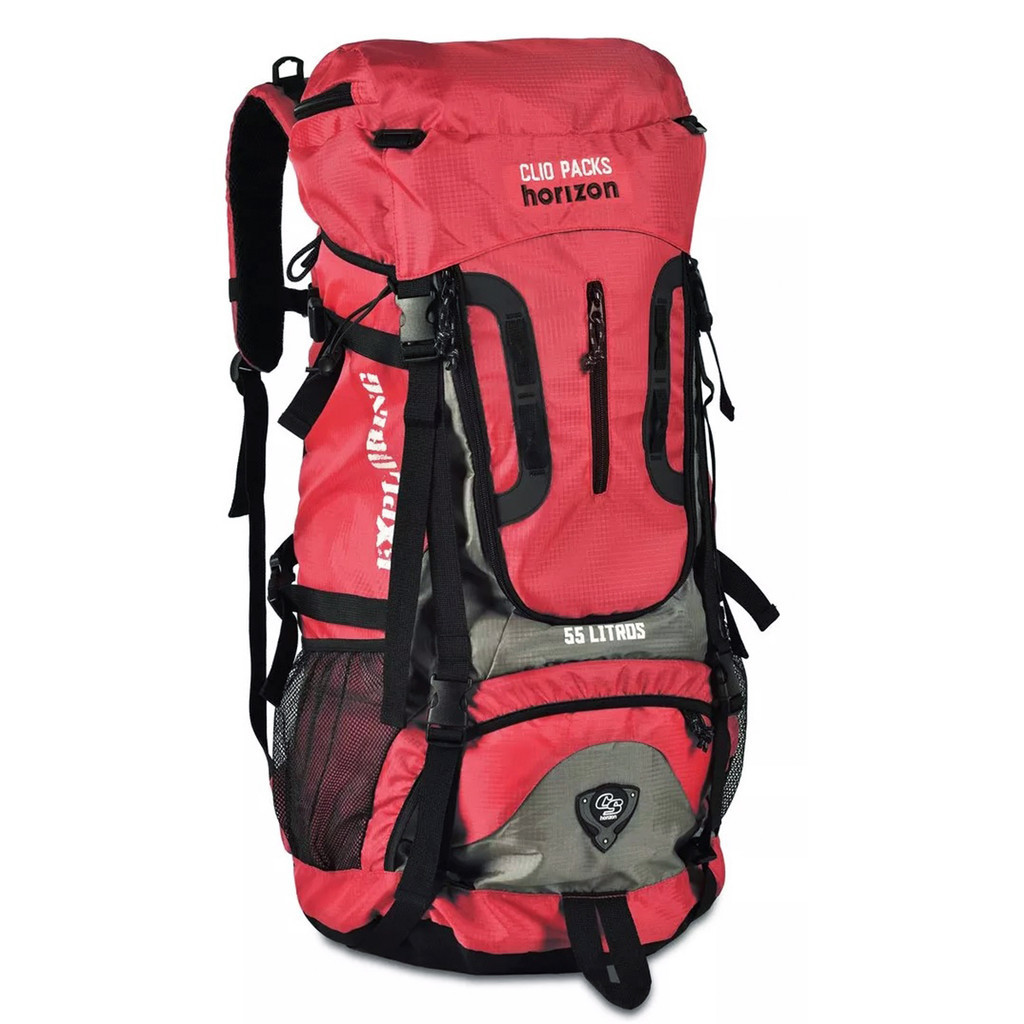 mochila camping 75 litros clio mc3327 reforçada trilhas | Shopee