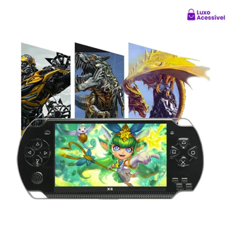 X6 Console De Jogo De Mão 10000 Jogos 8GB Memória De Filme Descarregável