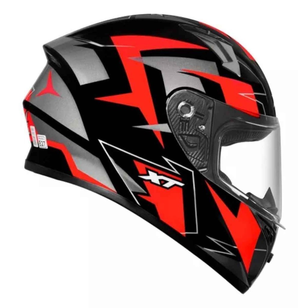 いいネット通販 - 全国送料無料でお届けします Vermelho Pto Crush 526 Ff Xtroy Capacete | Brasil Shopee ウェア