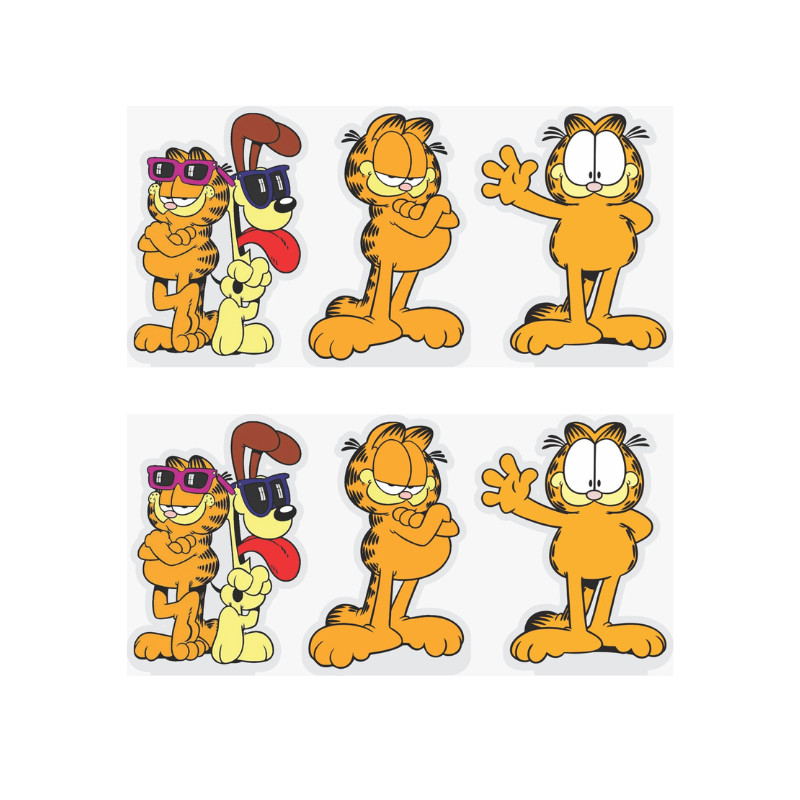 Kit Display de Mesa 6 Peças Para Festa Garfield MDF | Shopee Brasil
