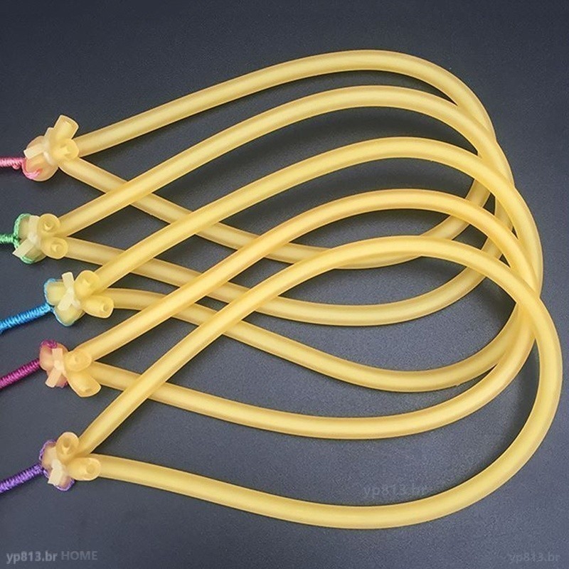 5 Pezzi Di Elastico Per Catapulta E Fionda - Gomma Bungee 3x6 Mm, Per Esterni, Fasce Di Ricambio
