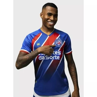Bahia Jogo Masculino 2 2024 Com Patrocínio Tricolor