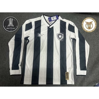 Fans 24/25 [UN] Brazilian Football Bundesliga [UN] Botafogo Football Club Casa manga comprida Customizável Camisa de Futebol