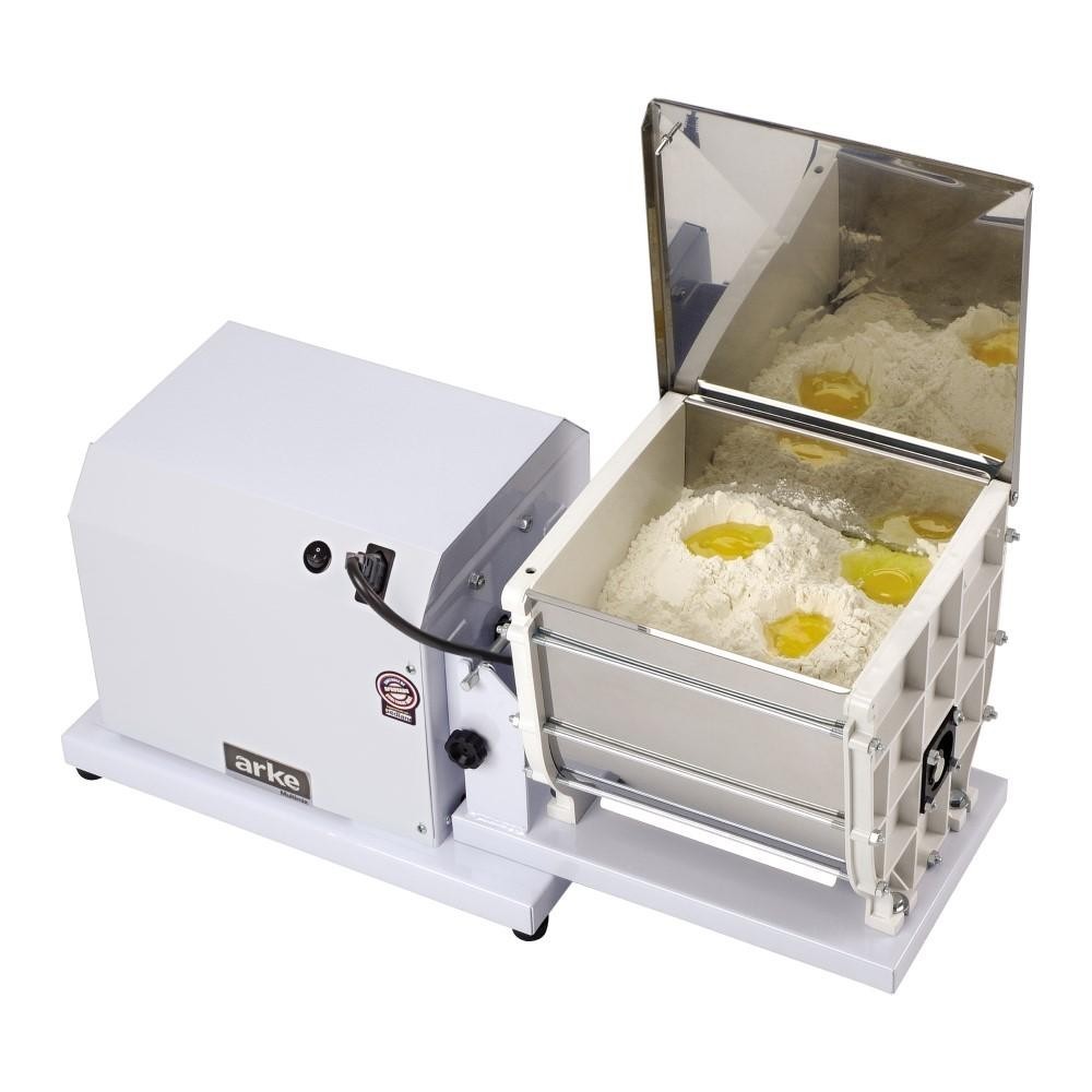 Máquina de Massa Arke Mistura e Sova Sovadeira Até 5kg Masseira Bivolt Branca