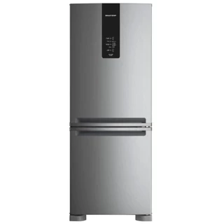 Refrigerador / Geladeira Brastemp BRE57FK 447L 2 Portas Frost Free Inverse Inox