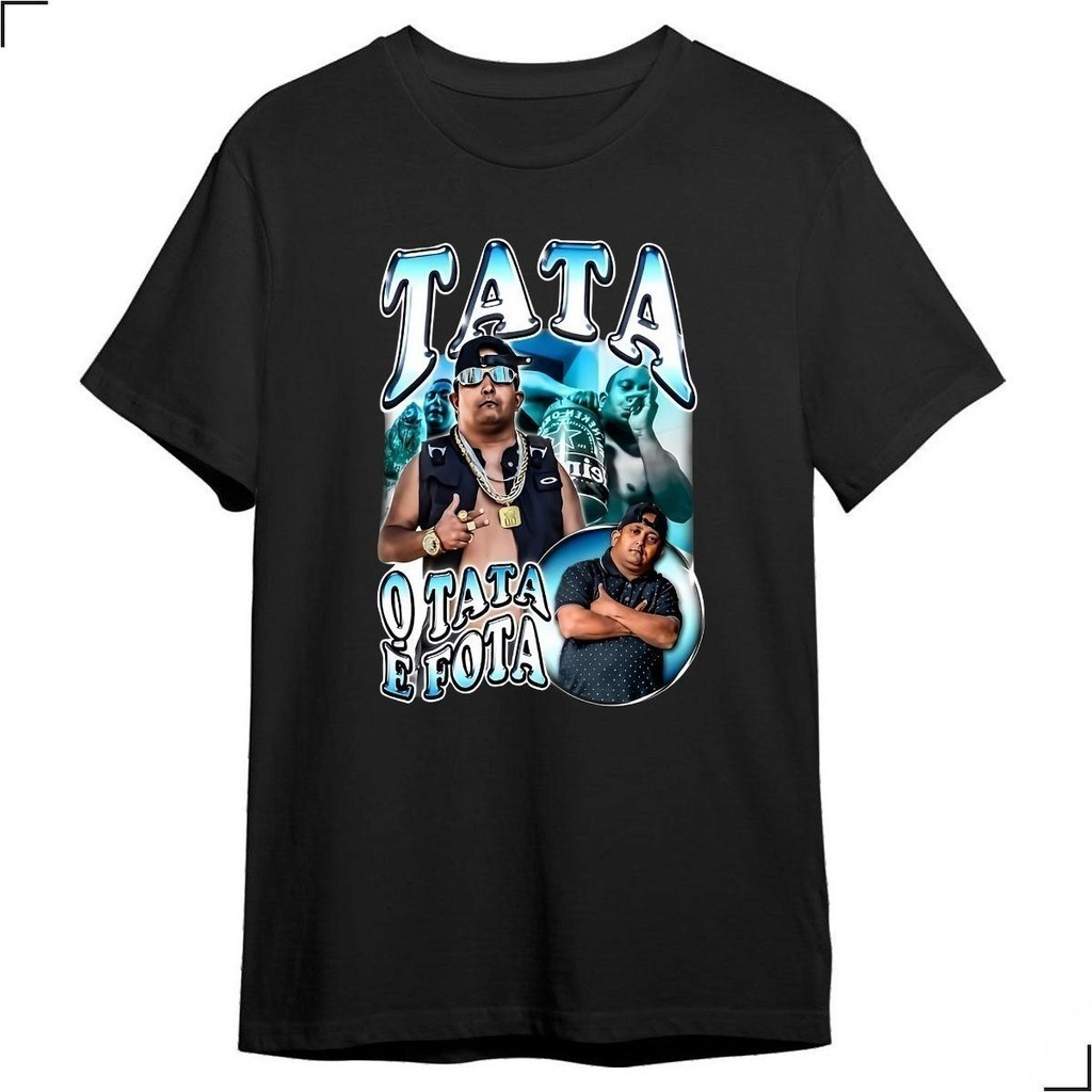 CAMISETA UNISSEX ESTAMPA PERSONALIZADA TATA E FOTA