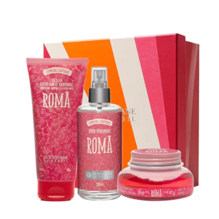 Trio Romã: Spray Geleia e Esfoliante - L´Occitane Au Brésil