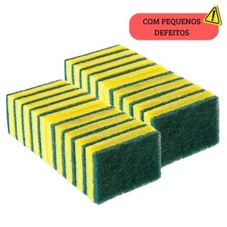 Kit 30 Esponja de Louça Limpuss Com Pequenos Defeitos Bucha de Pia