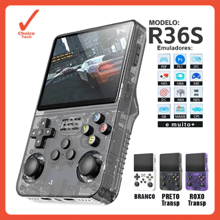 R36S Console Portátil 64gb Retro De Jogo Novo Sistema Duplo De Fonte Aberta Arcade Games Nostalgic
