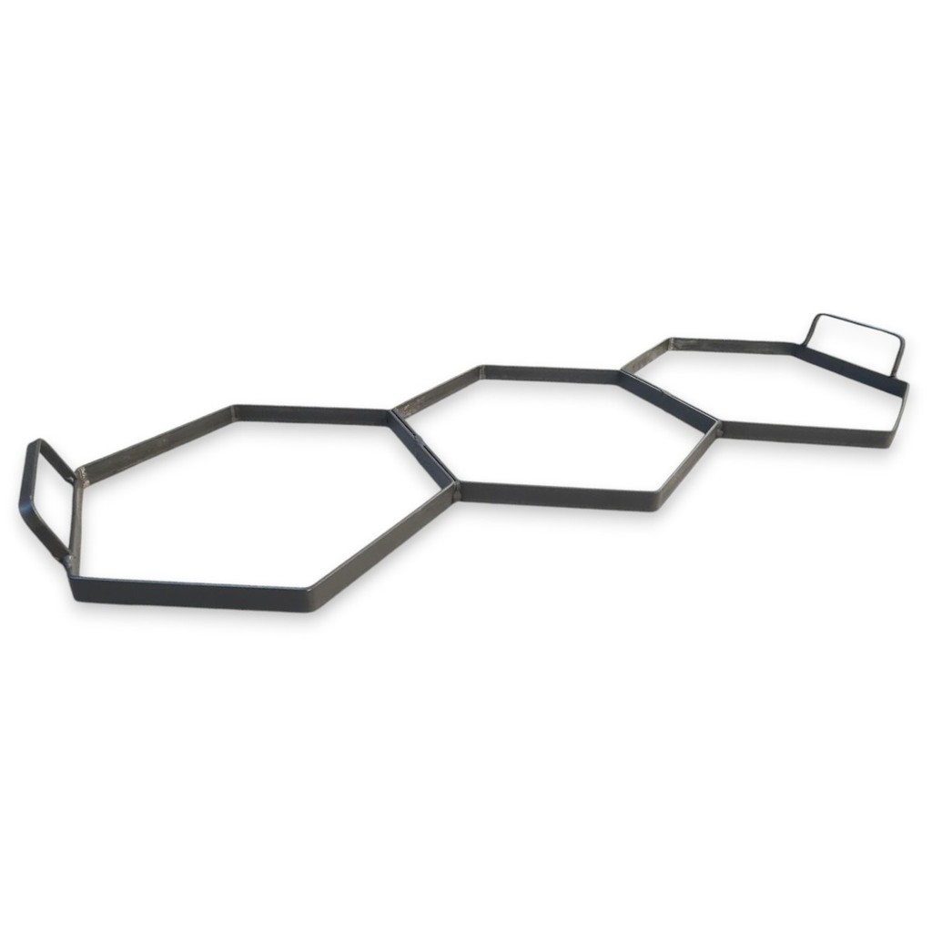 Forma Aço Para Carimbar Pisos Estampar Concreto 25x25cm | Shopee Brasil