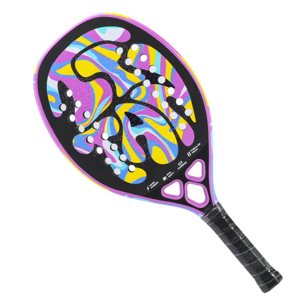 Raquete de Beach Tennis Titan Bubble - Carbono 3K | Shopee Brasil