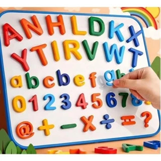 LETRAS ALFABETO MAGNETICO EDUCATIVO INFANTIL 26 PEÇAS Letras /37 PEÇAS Número