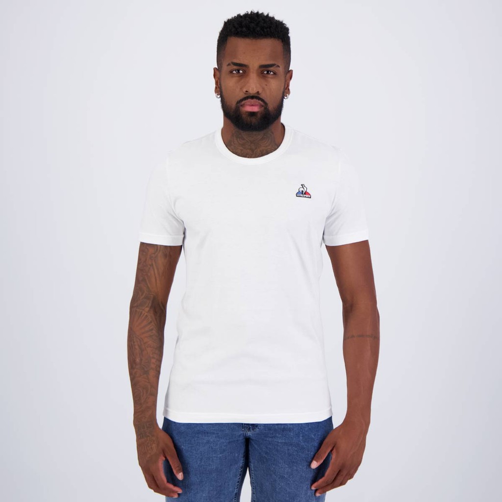 Camiseta Le Coq Sportif Urban Branca Shopee Brasil