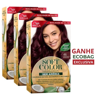 KIT TRIO Soft Color Coloração Borgon 46 + Presente