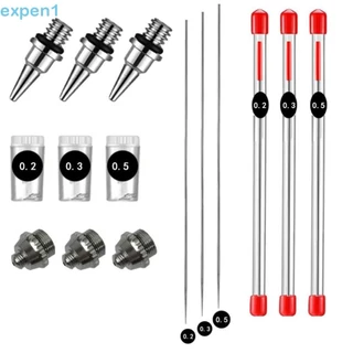 EXPEN Bico De Aerógrafo Para Pulverização , Ferramenta De Pintura , Acessórios Pulverizador , Agulha De Tampa De Escova