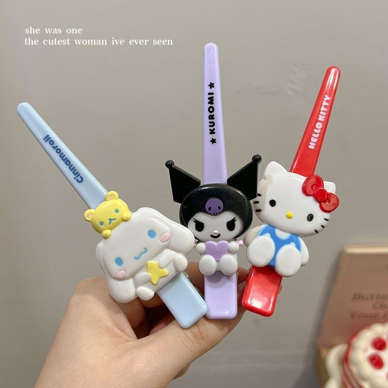 小物 ec melodi razor key clip Sanrio Hello Kitty Grampo De Cabelo Dos Desenhos Animados Kuromi