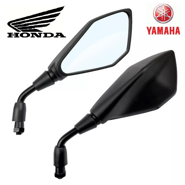 Retrovisor Kawasaki Z400 Z 400 Rosca Honda Yamaha Fixo Haste Curta