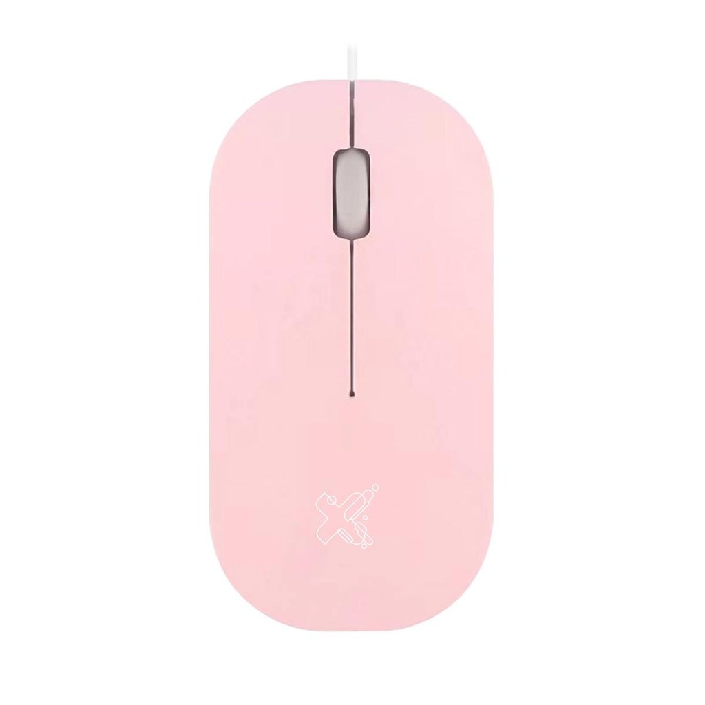 Mouse USB Maxprint Surface - 1200dpi - Rosa - 60000136 | Shopee Brasil