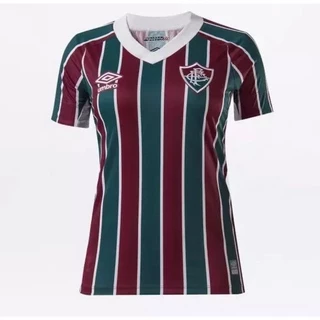 Camisa Camiseta de time Feminina do Fluminense Baby Look.