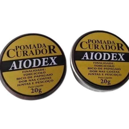 Kit 2 unidades - Pomada Curador Aiodex - Massageadora Cicatrizante - 20g