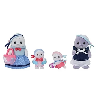 Direto Do Japão Boneca EPOCH Sylvanian Families [Seal Family] FS-51 ST Mark Certificada