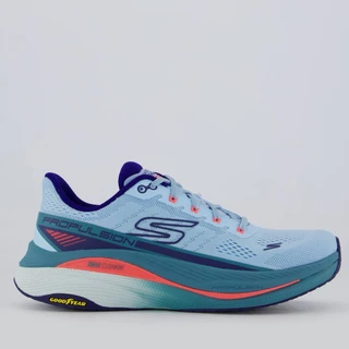 Tênis Skechers Max Cushioning Propulsion Feminino Azul
