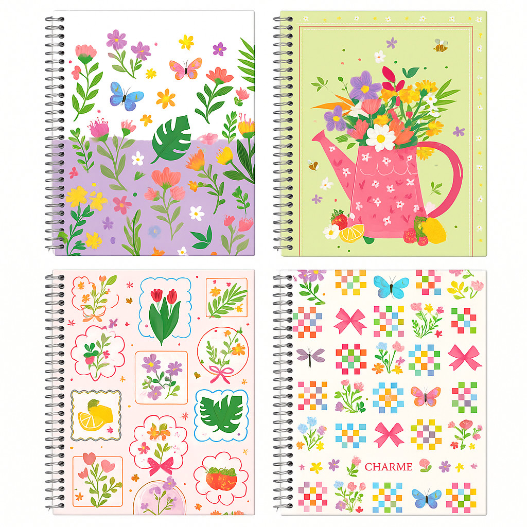 Caderno Universitário Tilibra Feminino Charme 2026 / 1 ou10 Matérias