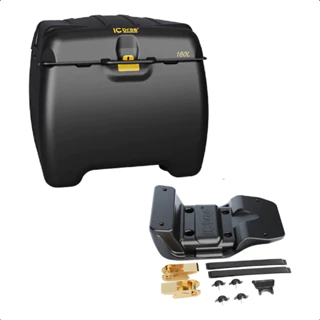 Caixa Baú 160 Litros Com Suporte Universal Motoboy Icbras em Oferta na Shopee