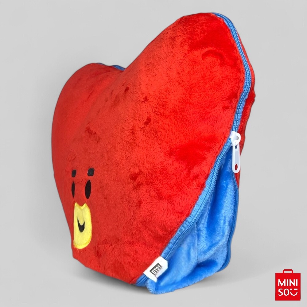 Almofada BT21 Tata Miniso 2 em 1 Travesseiro e Manta Quentinha